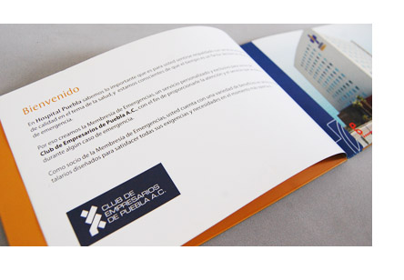 Dise&ntilde;o y publicidad - Club de empresarios Puebla