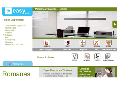 Dise&ntilde;o web - Easy Blind