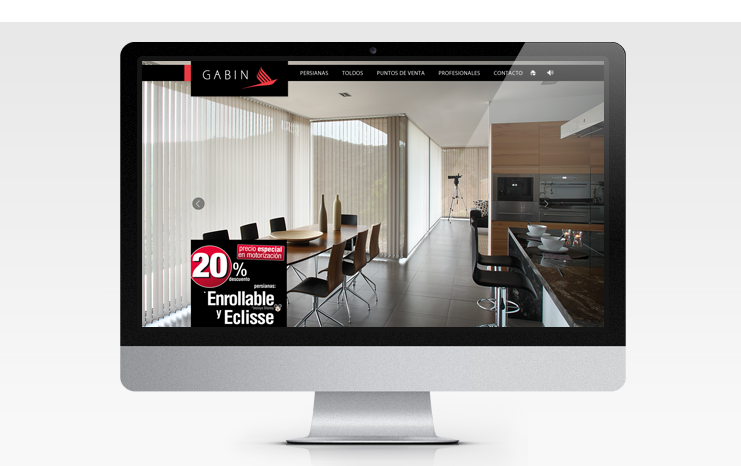 Dise&ntilde;o web - Persianas Gab&iacute;n