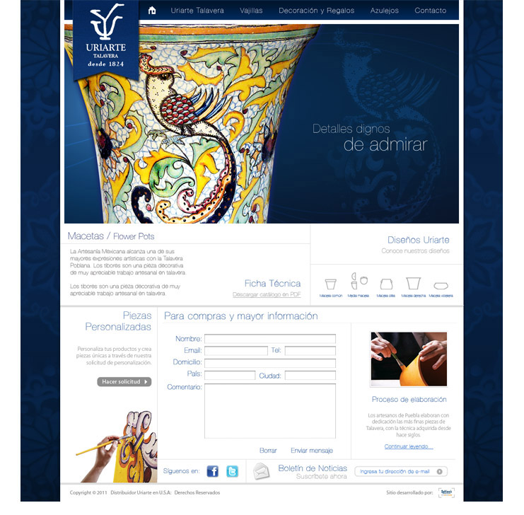 Dise�o de sitio web - Uriarte Talavera